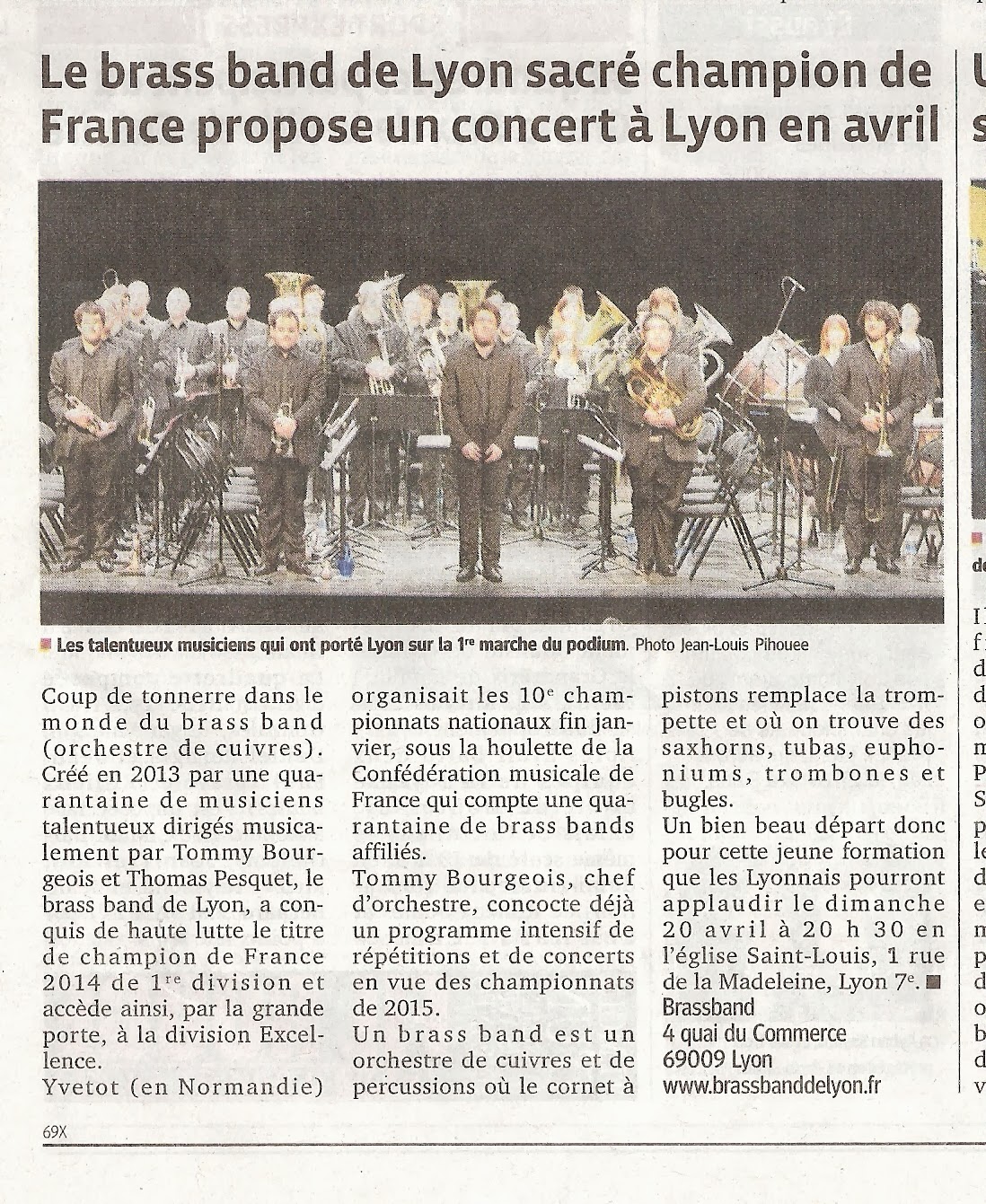 Le Progrès 25 fév. 2014